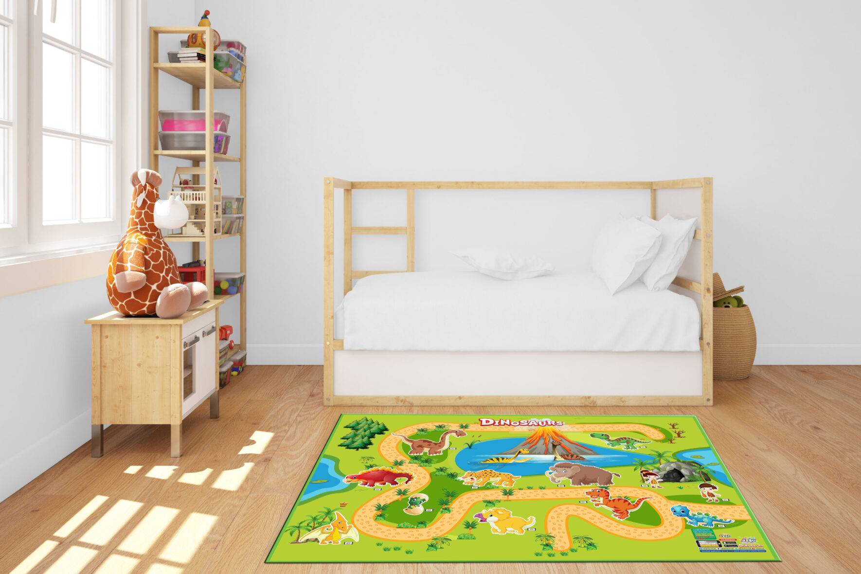Tapis chambre enfant -Dinosaures-150 *100CM