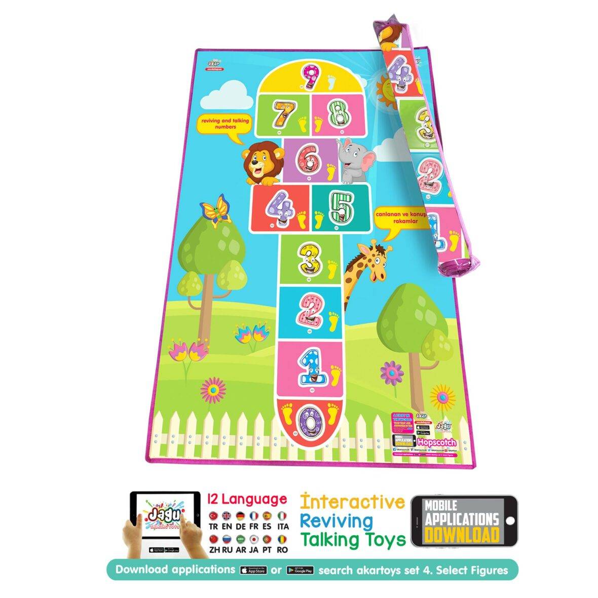 Tapis La Marelle interactif 150*100 cm