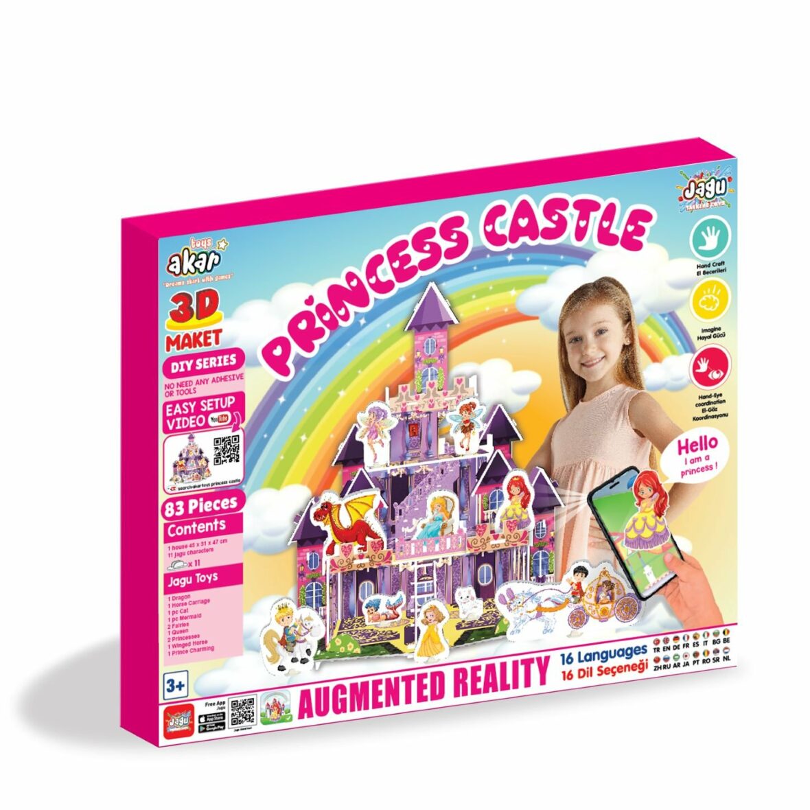 Château de princesse – interactif – 83 Pcs