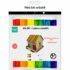 Kit loisir créatif (50 Bâtons coloriés+ Colle blanche)