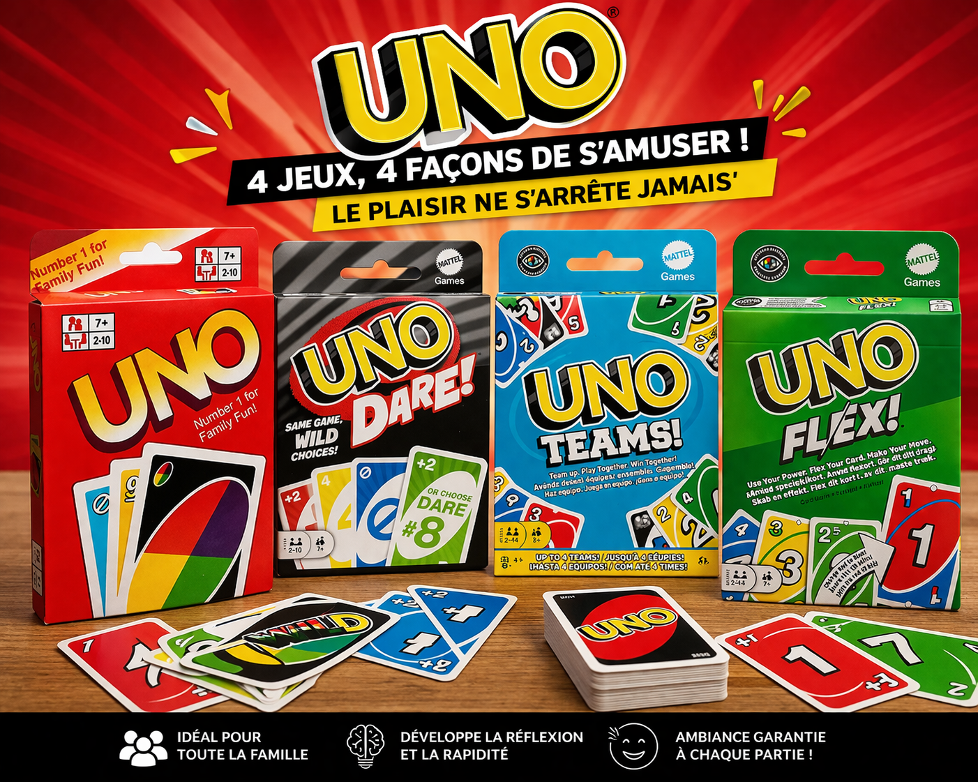 Jeux de cartes UNO