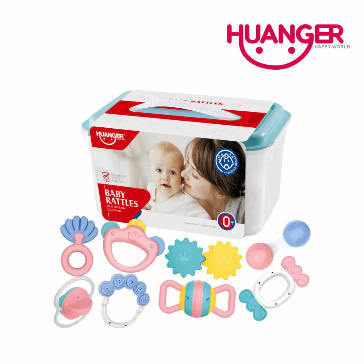 Hochets pour bébé, 8 pièces, dès la naissance