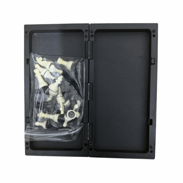 Échiquier Magnétique Pliable Deluxe - 25x25 Cm - Pièces Aimantées - Voyage Et Famille