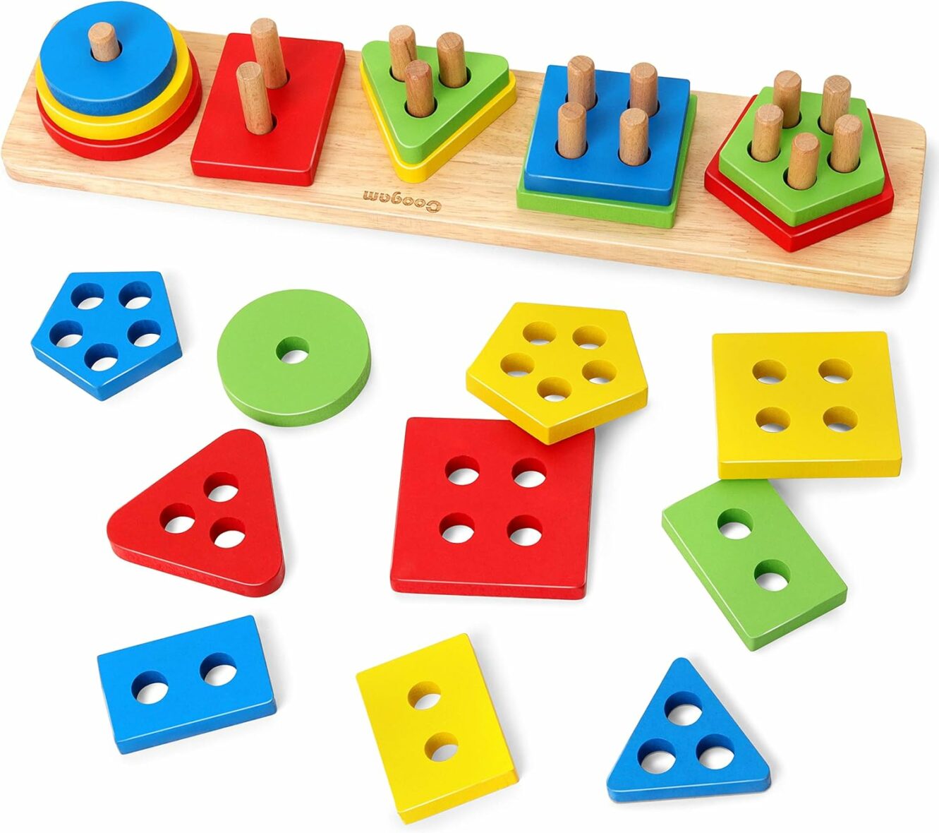 Jeu de construction Montessori formes géométriques